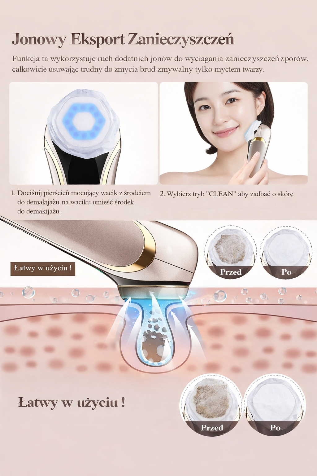 Masażer do twarzy bueatystorm™